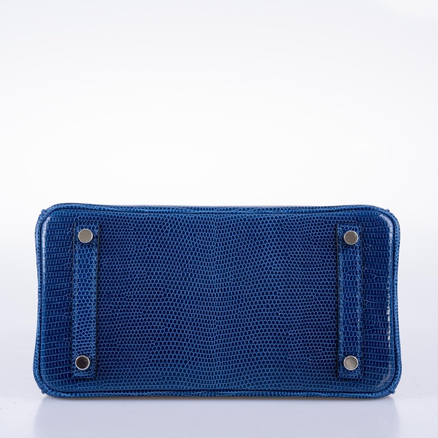 Hermès Birkin 25 Blue Sapphire Niloticus Lizard Palladium Hardware