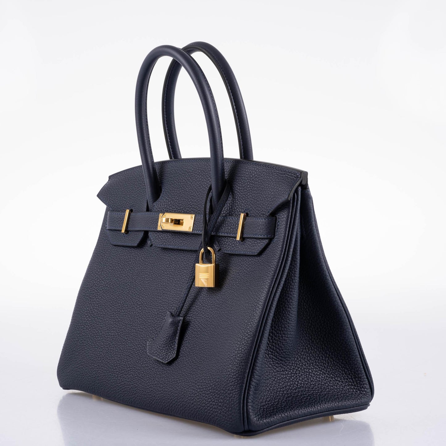 Hermès Birkin 30 Bleu (Blue) Nuit Togo with Gold Hardware - 2021, Z