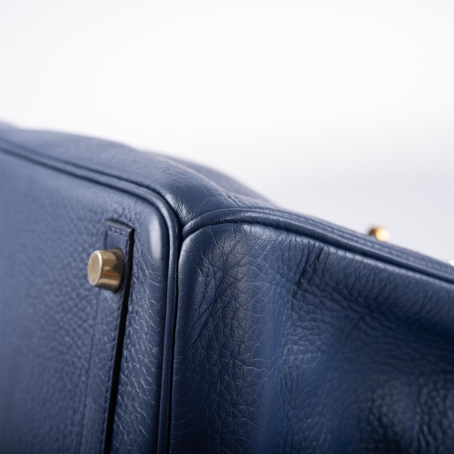 Hermès Birkin 30 Blue Brighton Clemence with Gold Hardware