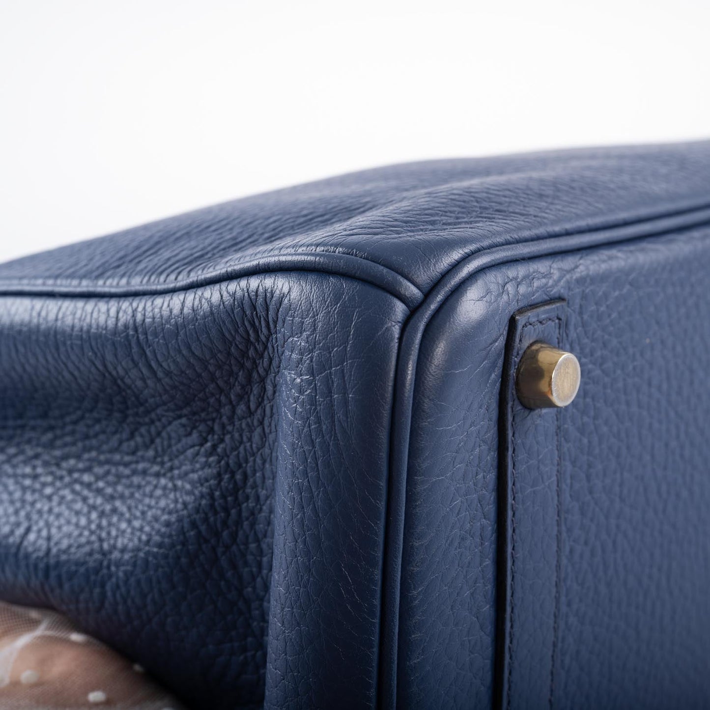 Hermès Birkin 30 Blue Brighton Clemence with Gold Hardware