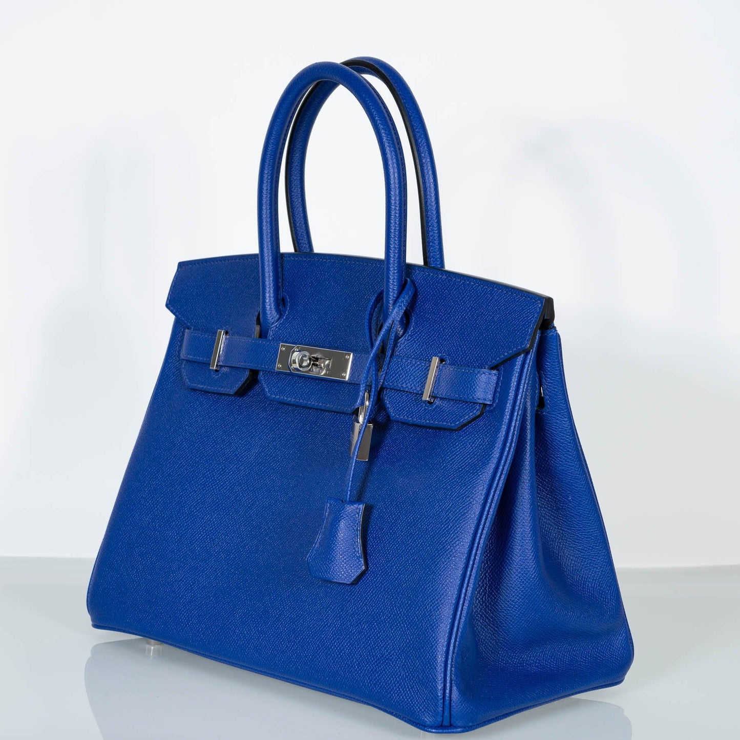Hermès Birkin 30 Blue Electric Epsom with Palladium Hardware