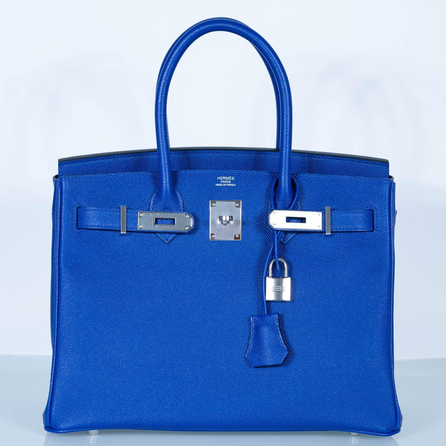 Hermès Birkin 30 Blue Electric Epsom with Palladium Hardware