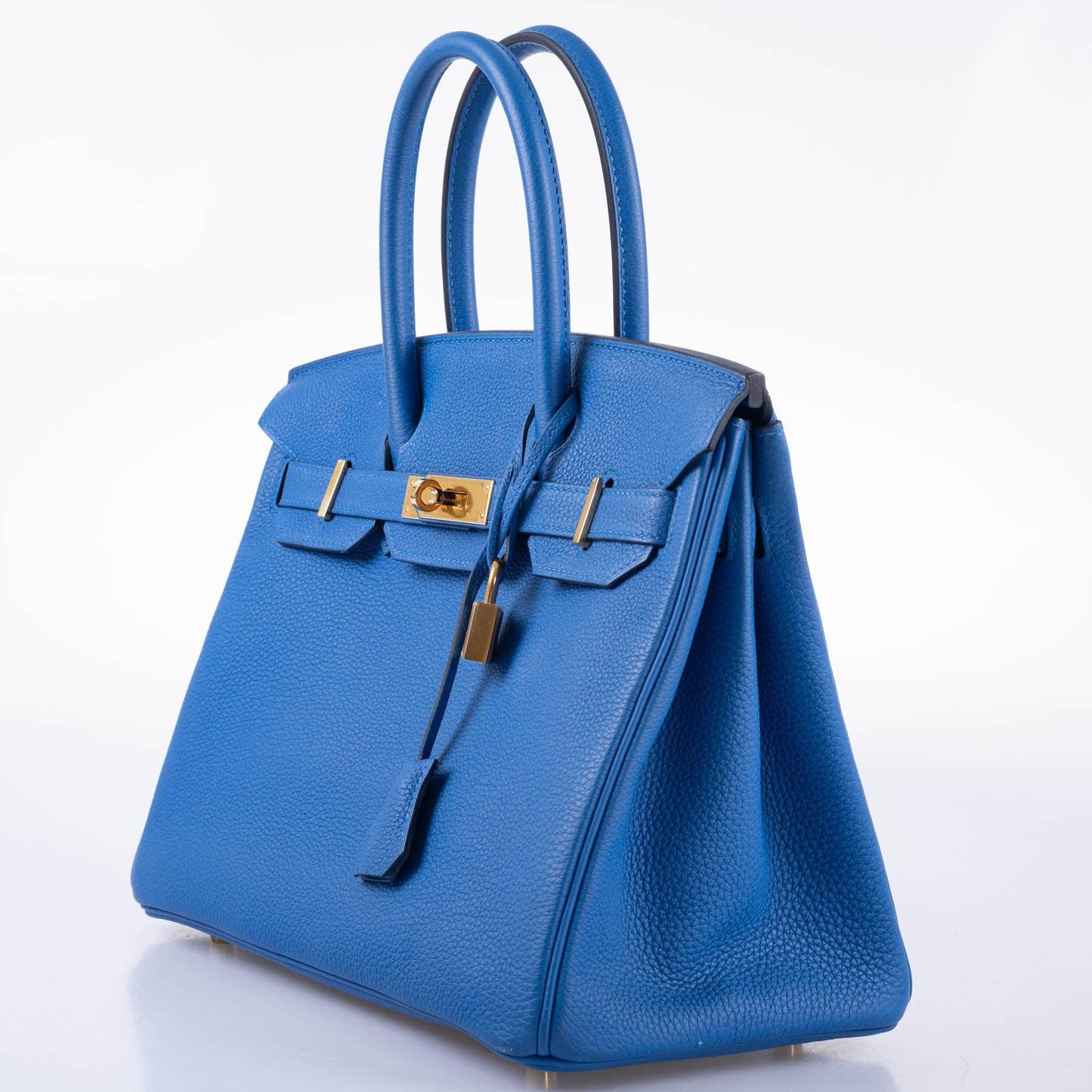 Hermès Birkin 30 Blue Zellige Togo with Gold Hardware