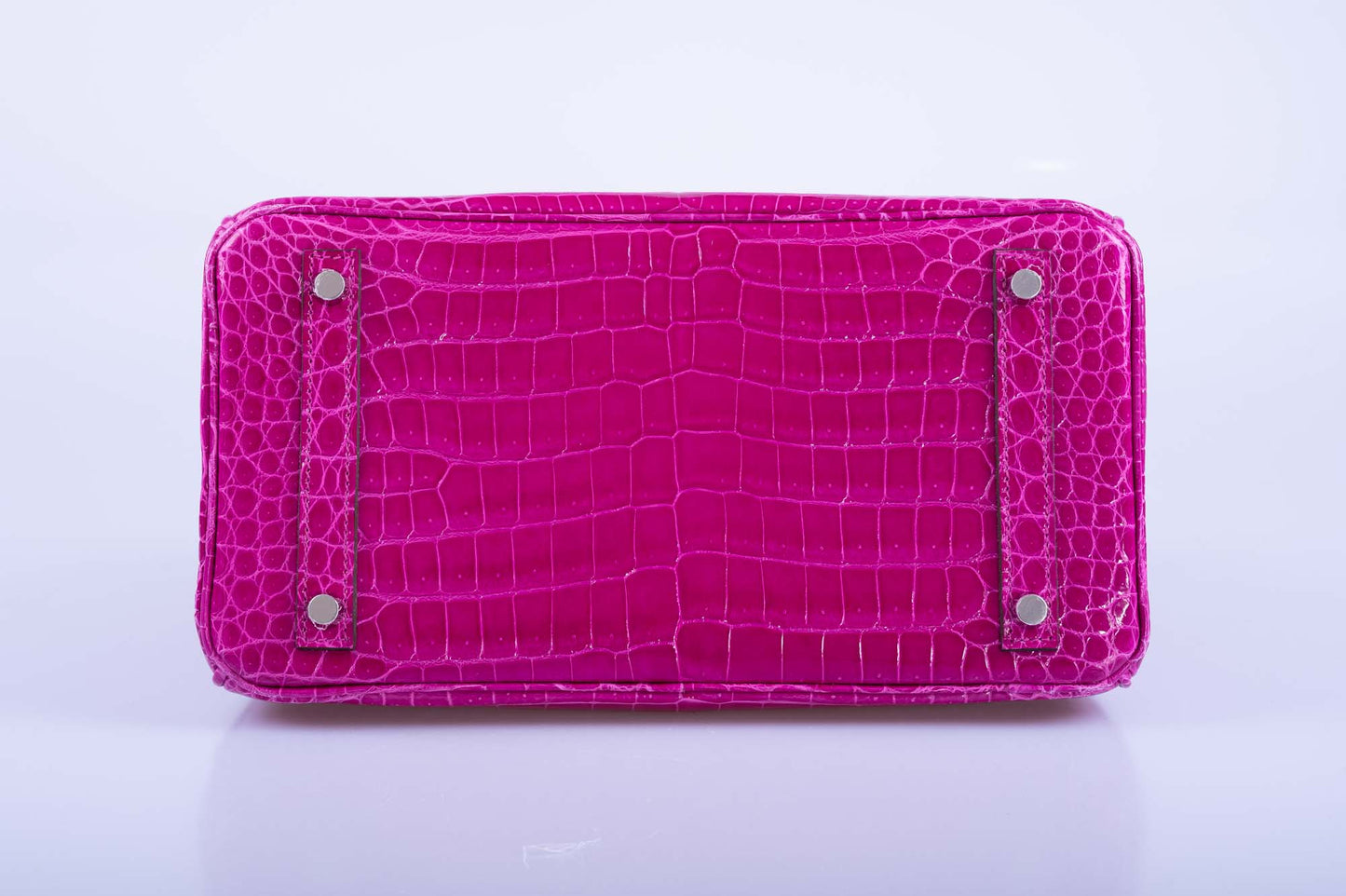 Hermès Birkin 30 HSS Rose Scheherazade Porosus Crocodile, Cassis Interior Palladium Hardware