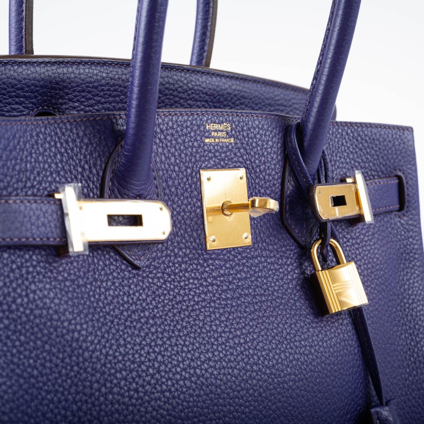 Hermès Birkin 30 Iris Togo with Gold Hardware