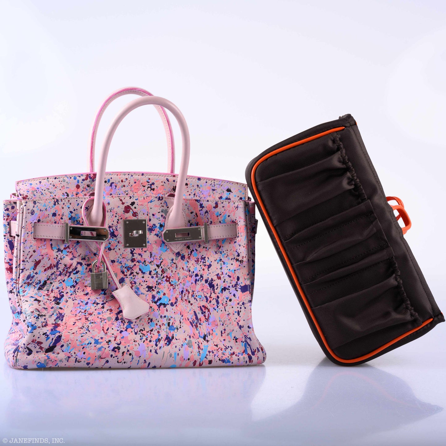 Hermès Birkin 30 "Rosé Spray" Rose Dragée Swift Palladium Hardware * JaneFinds Custom Shop