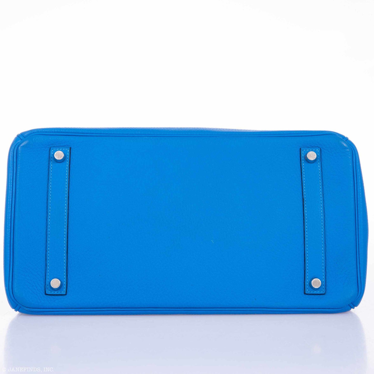 Hermès Birkin 35 Bleu Hydra Clemence Palladium Hardware