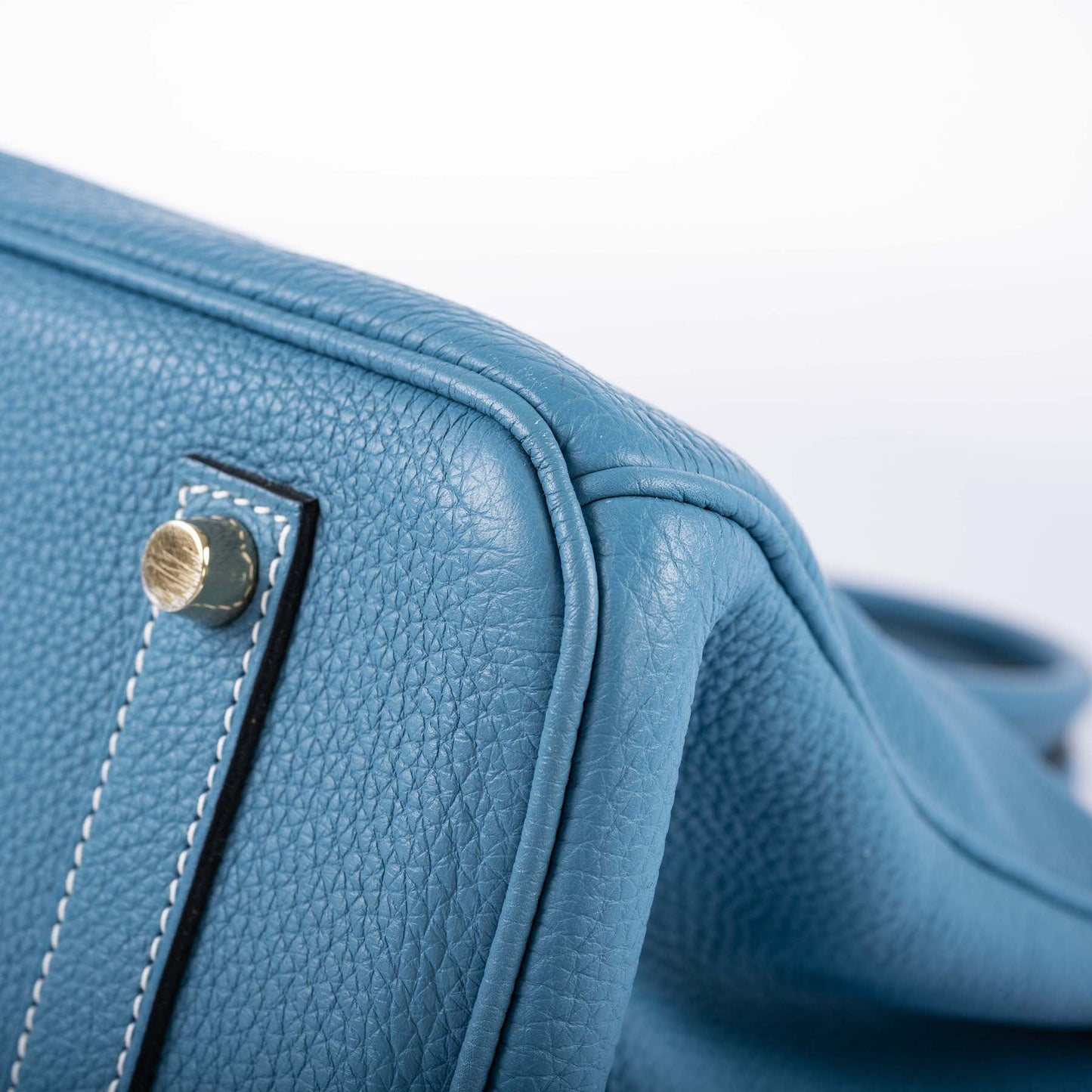 Hermès Birkin 35 Blue Jean Togo Gold Hardware