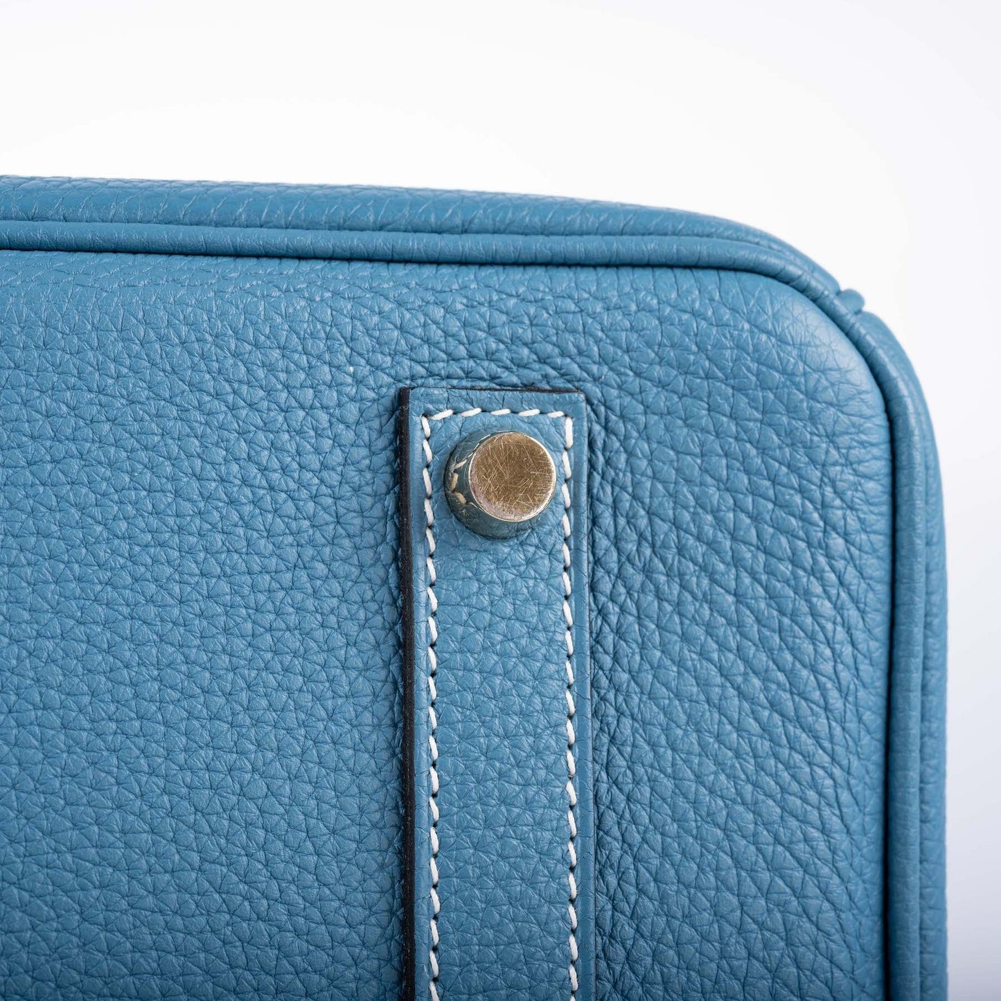 Hermès Birkin 35 Blue Jean Togo Gold Hardware