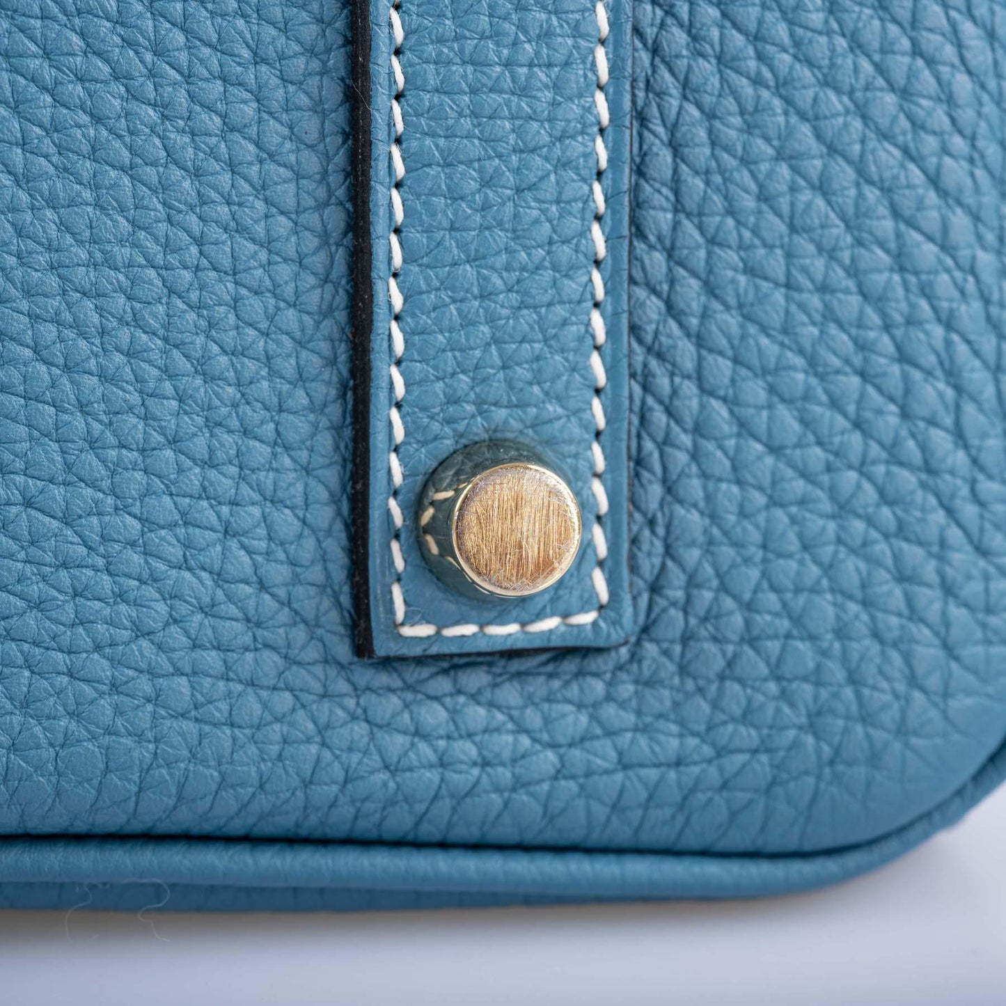Hermès Birkin 35 Blue Jean Togo Gold Hardware