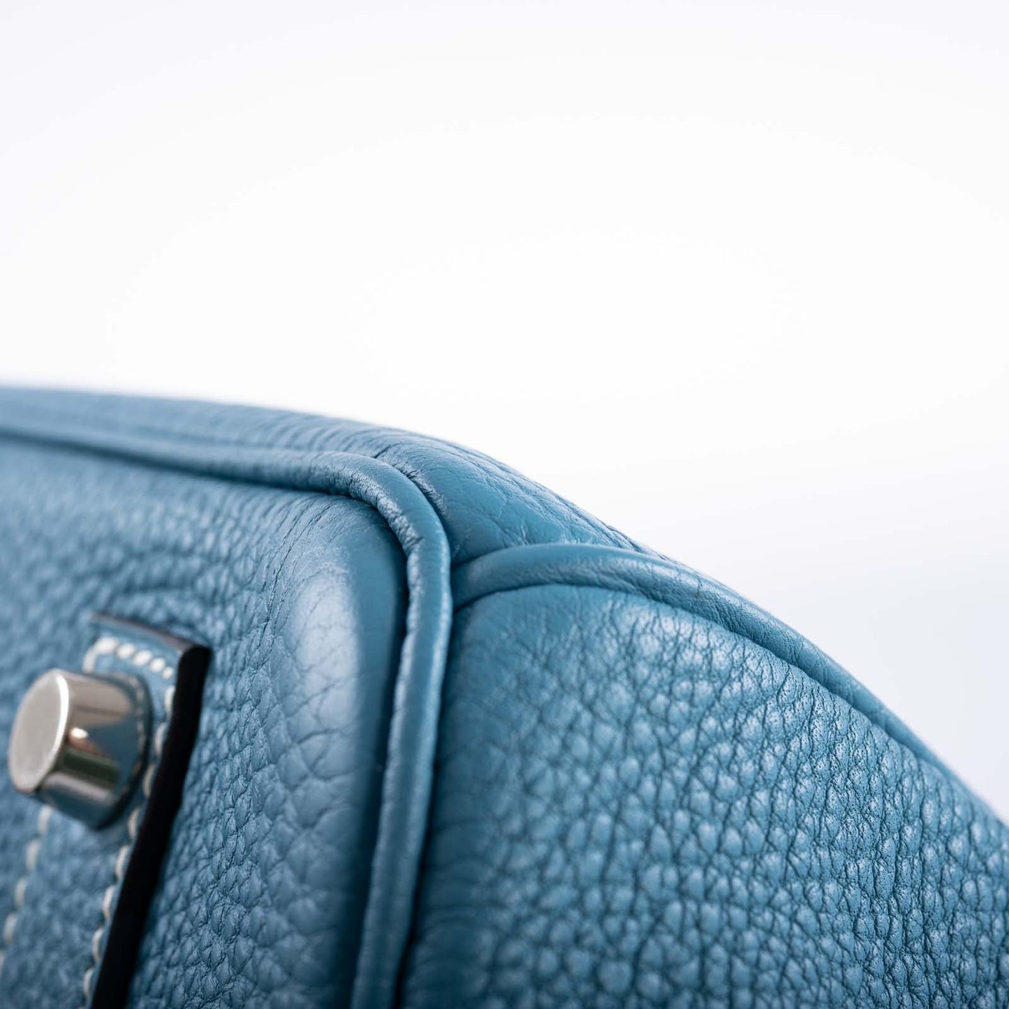 Hermès Birkin 35 Blue Jean Togo Palladium Hardware