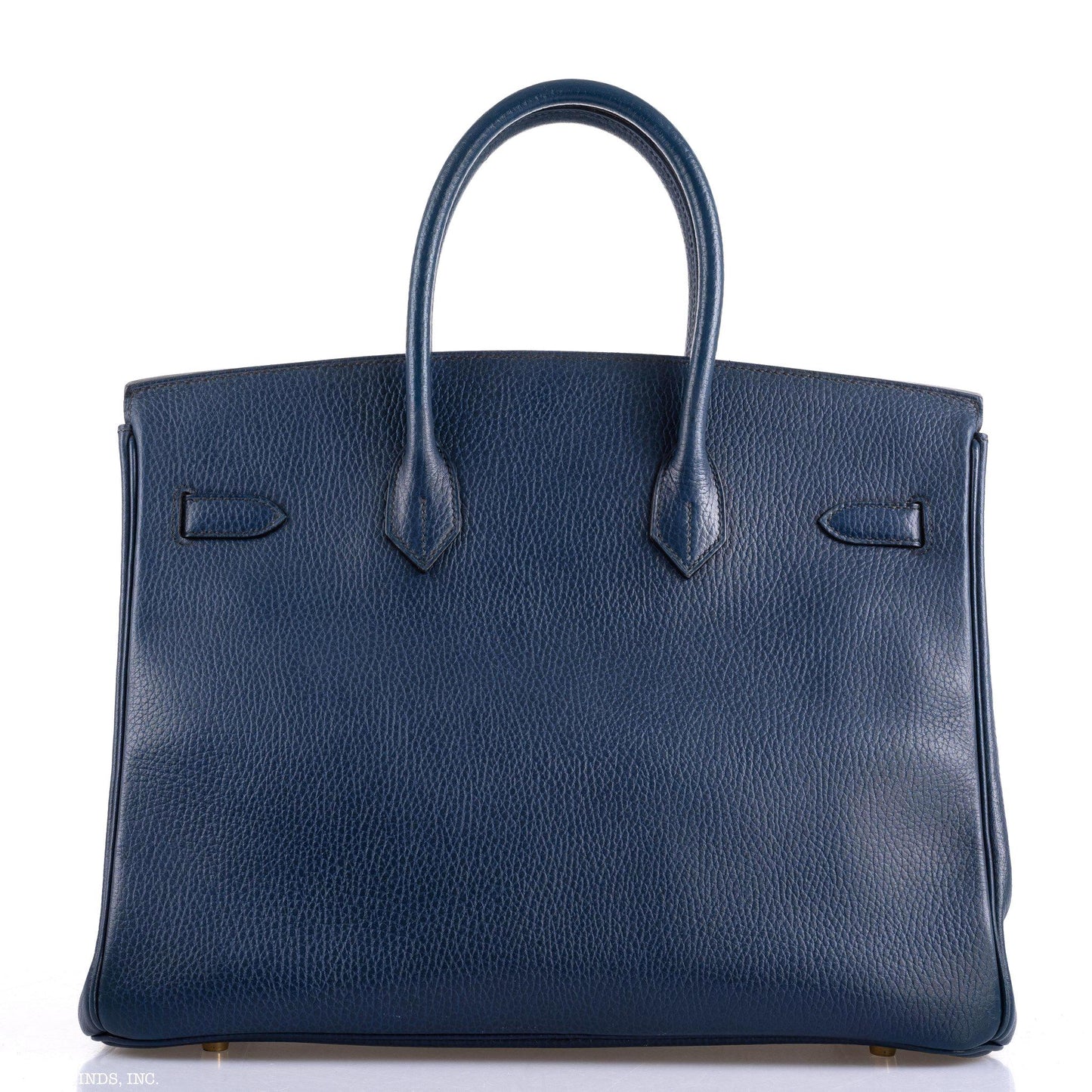Hermès Birkin 35 Blue Saphire Ardennes leather Gold Hardware - Z Circle