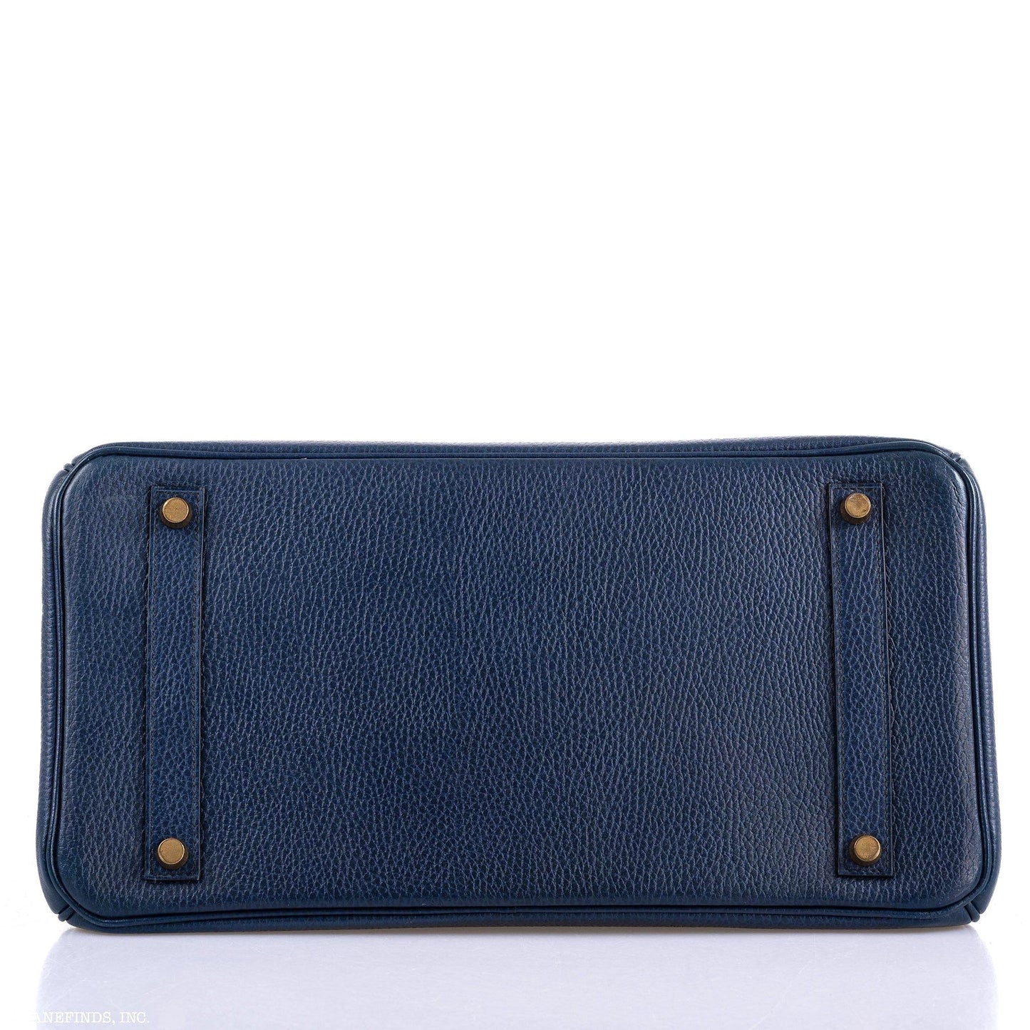 Hermès Birkin 35 Blue Saphire Ardennes leather Gold Hardware - Z Circle