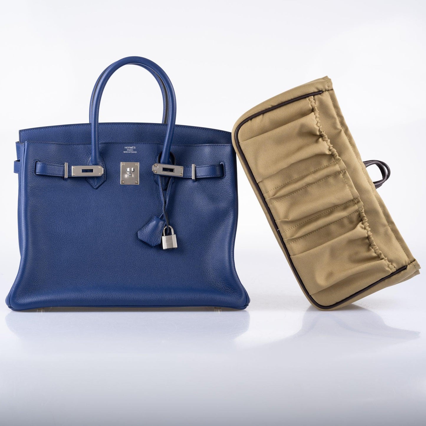 Hermès Birkin 35 Blue Saphire Taurillon Novillo leather Palladium Hardware