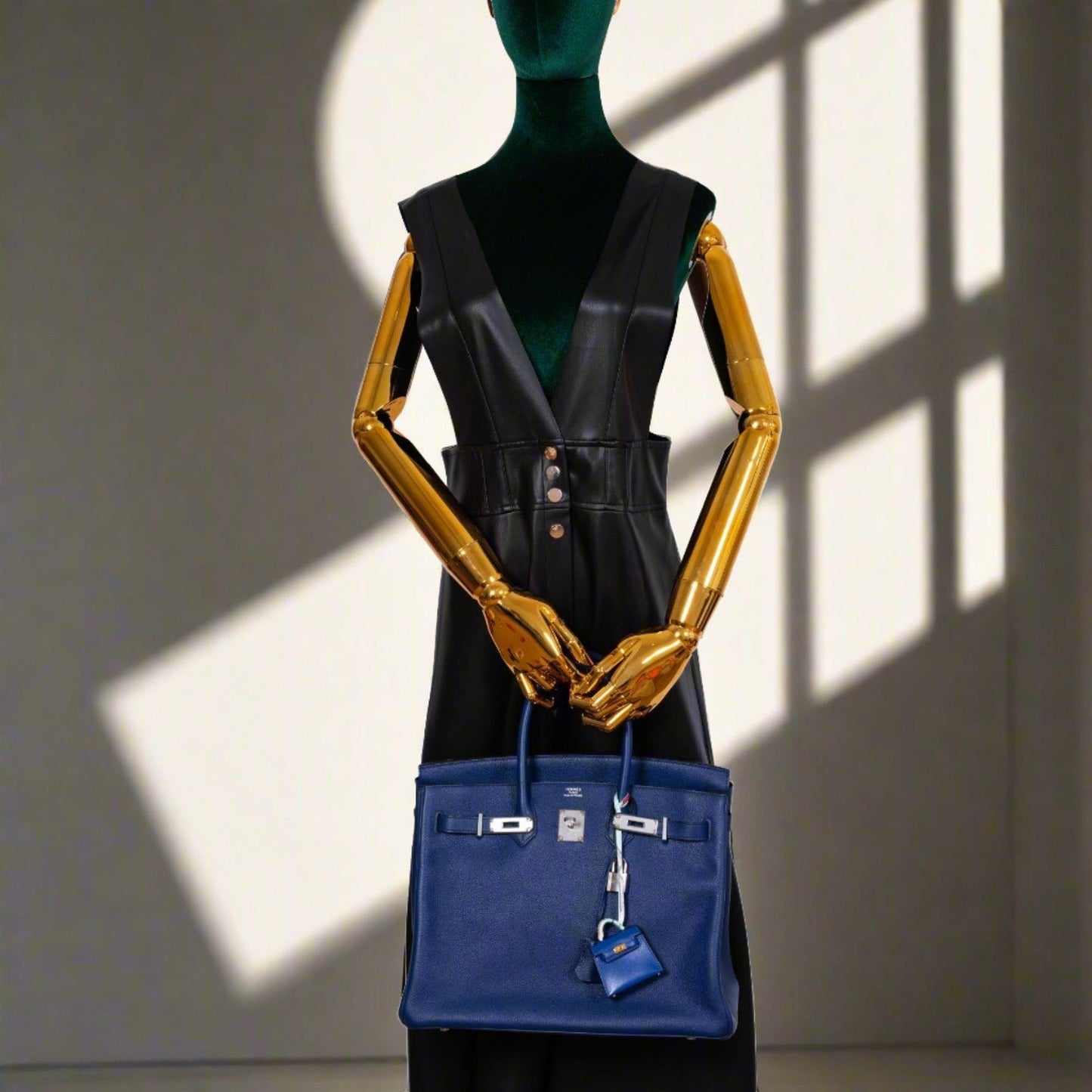 Hermès Birkin 35 Blue Saphire Taurillon Novillo leather Palladium Hardware