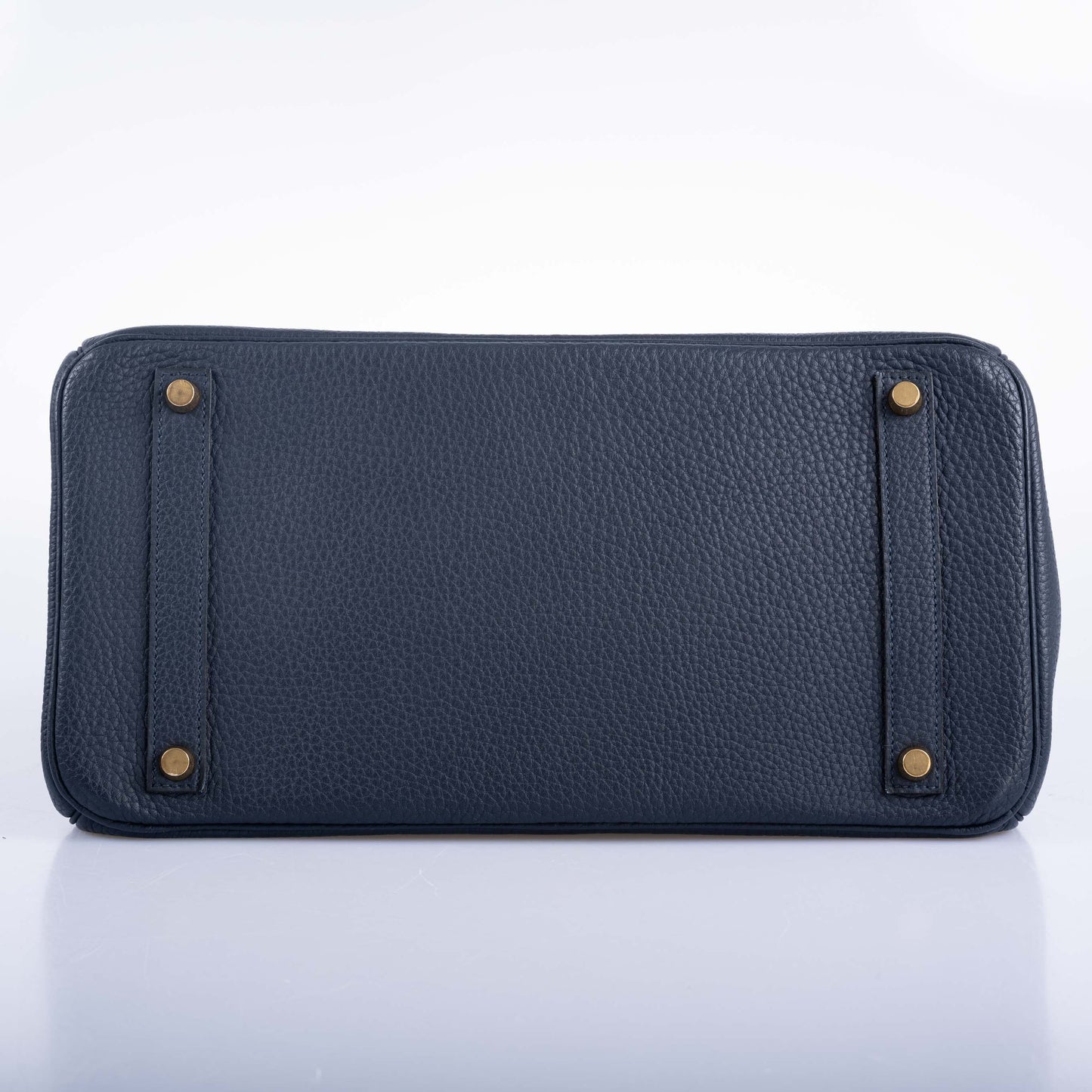 Hermès Birkin 35 Blue Sapphire Ardennes leather Gold Hardware