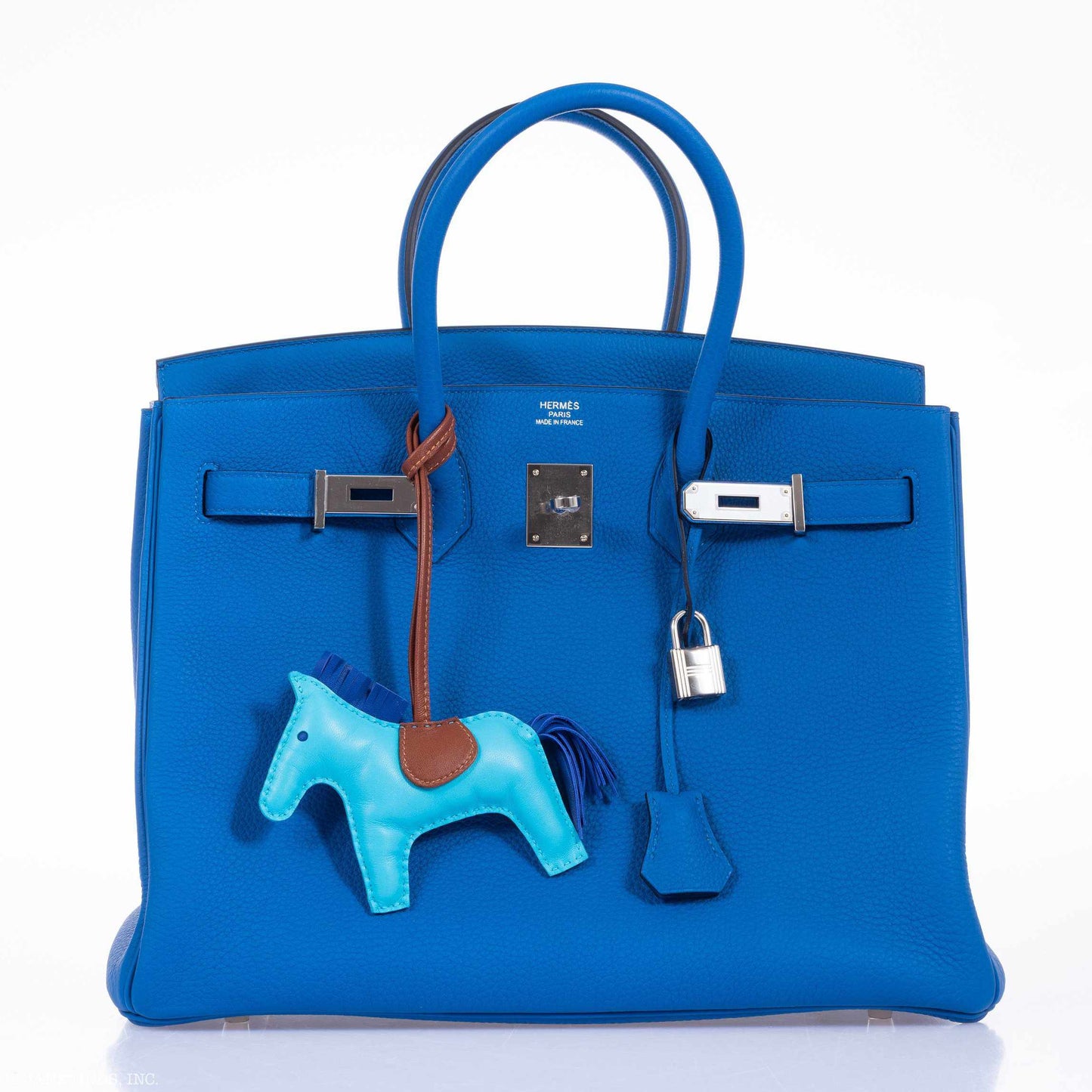 Hermès Birkin 35 Blue Zellige Togo Palladium Hardware