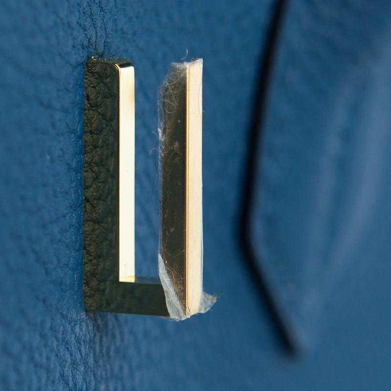 Hermès Birkin 35 Blue de Galice Gold Hardware