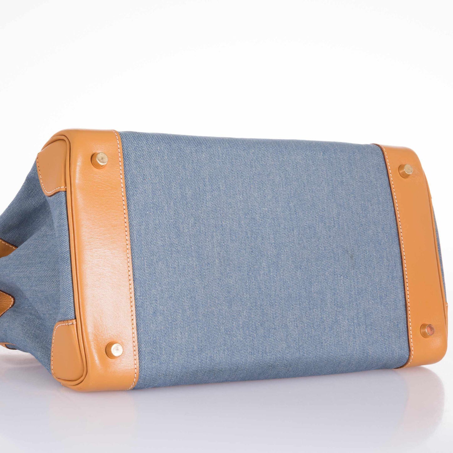 Hermès Birkin 35 Denim & Vache Naturelle Gold Hardware - Limited Edition