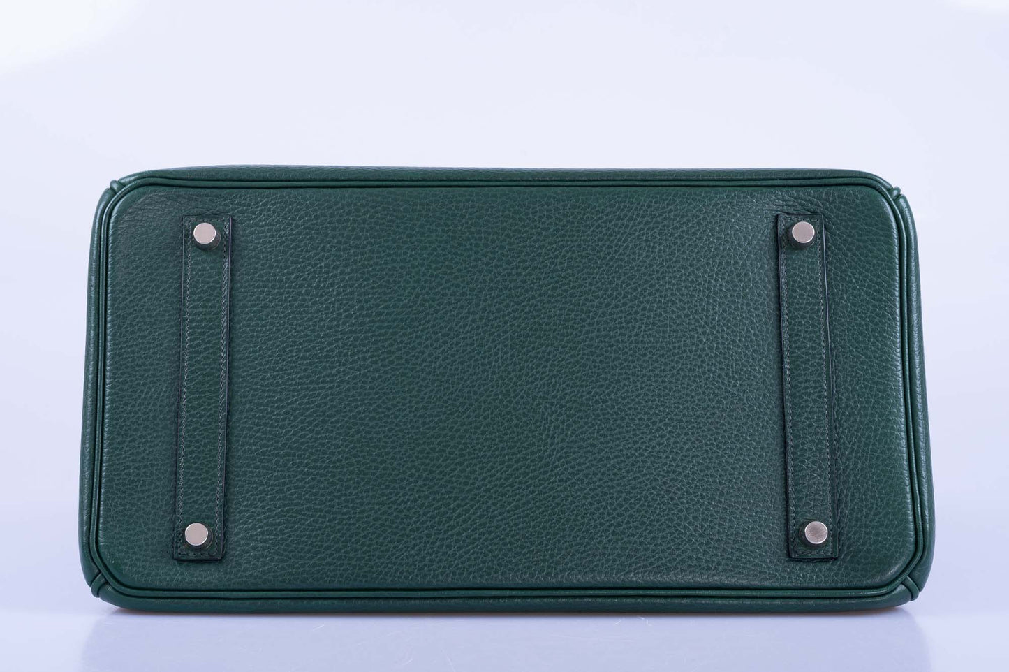 Hermès Birkin 35 Vert Fonce Ardenne Palladium Hardware