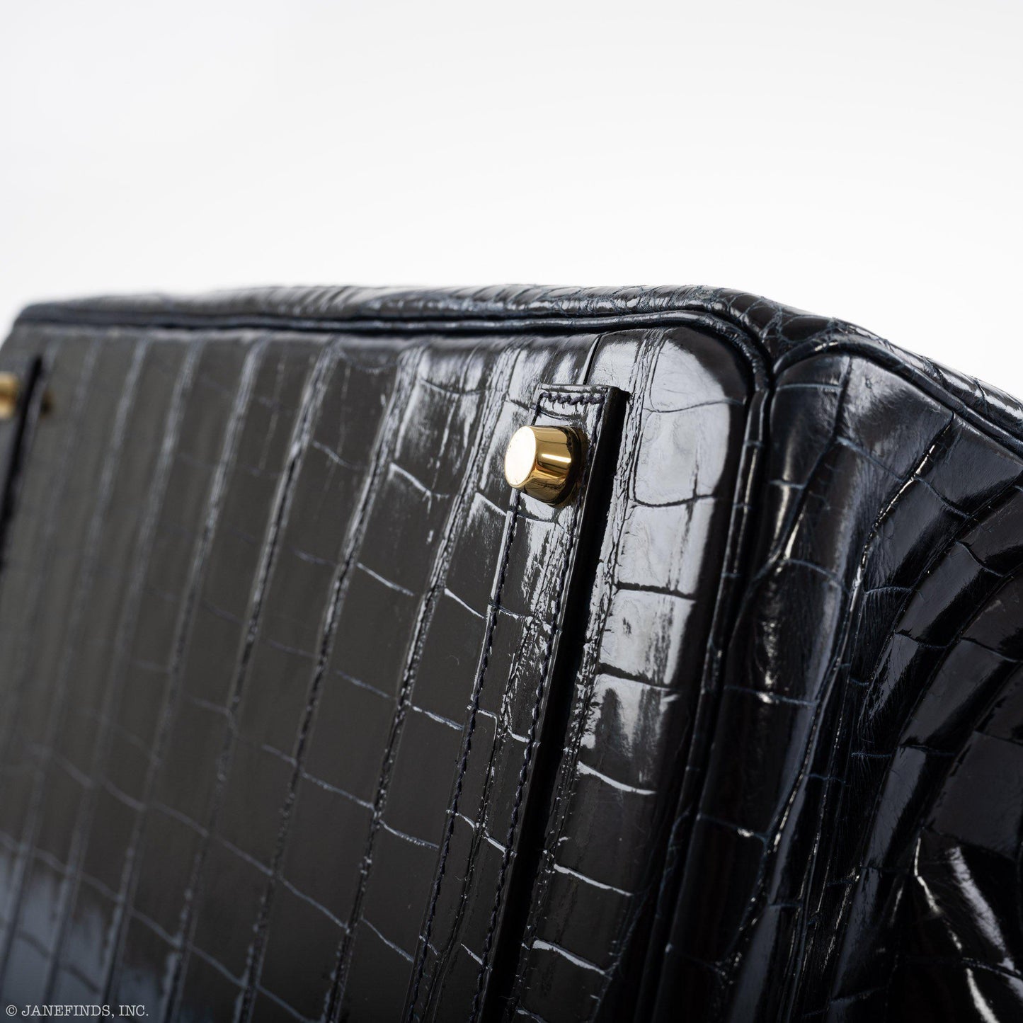 Hermès Birkin 40 Blue Nuit Porosus Crocodile Gold Hardware - 2016, X