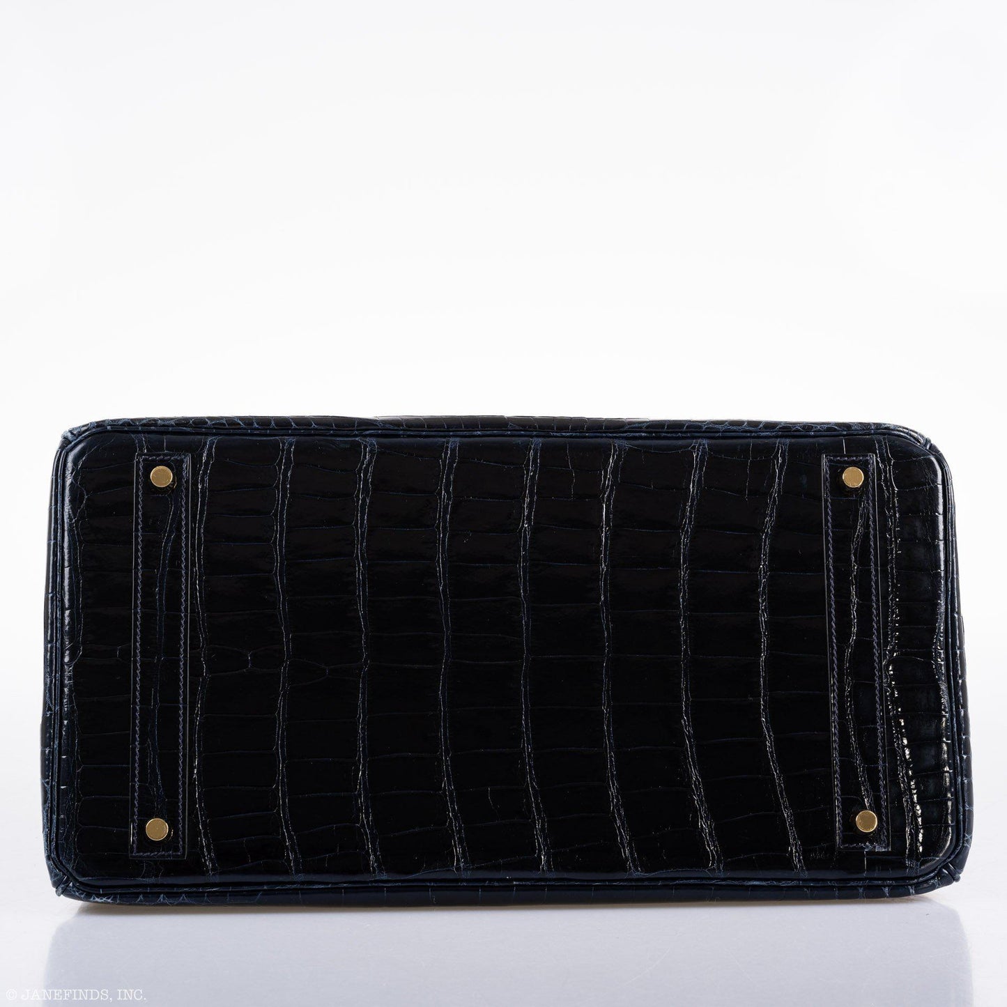 Hermès Birkin 40 Blue Nuit Porosus Crocodile Gold Hardware - 2016, X