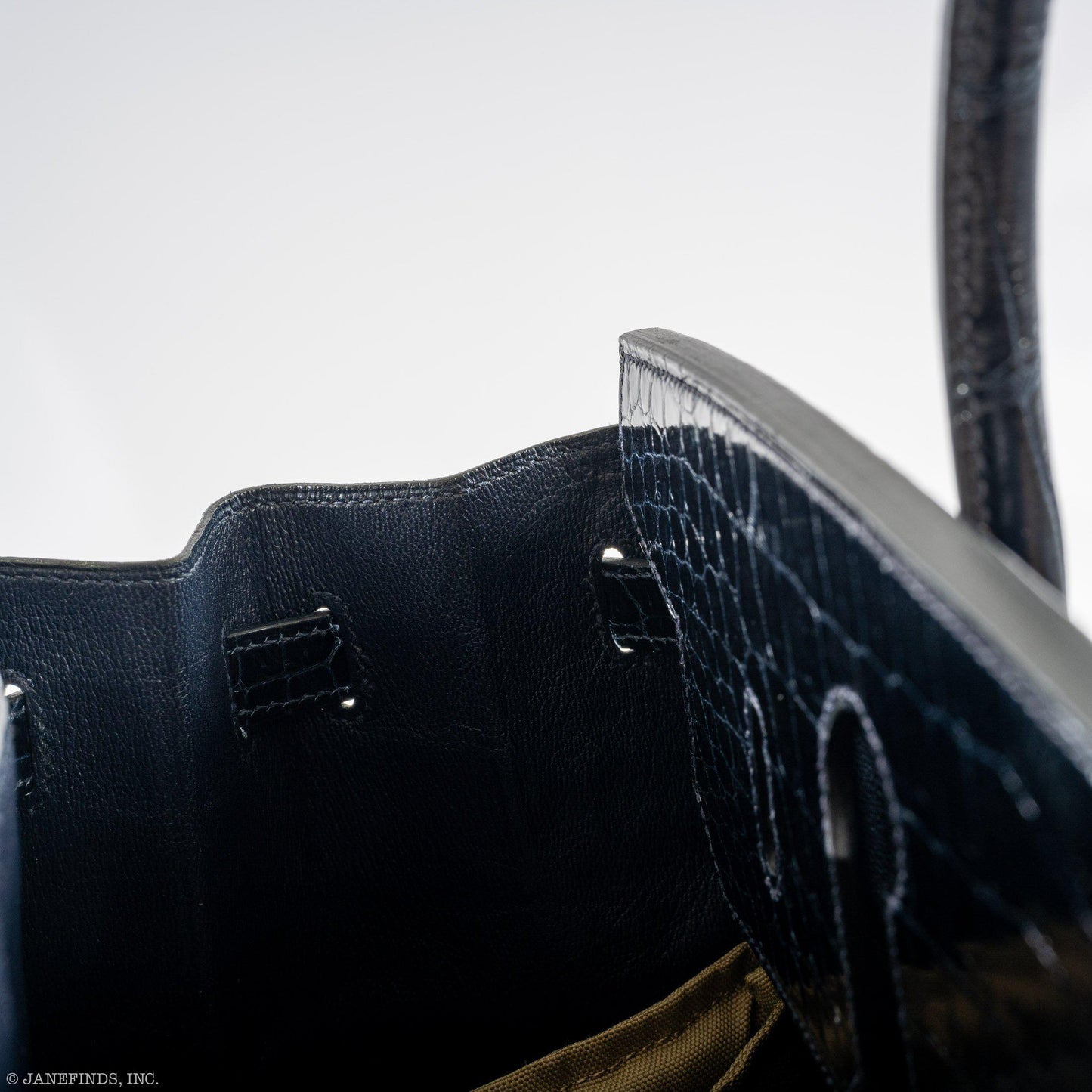 Hermès Birkin 40 Blue Nuit Porosus Crocodile Gold Hardware - 2016, X