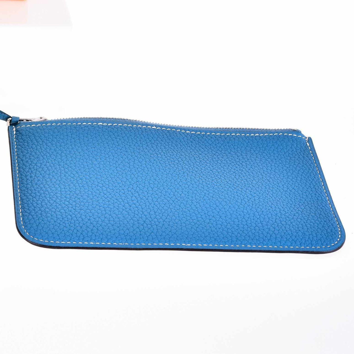 Hermès Blue Jean Dogon Wallet Togo Palladium Hardware
