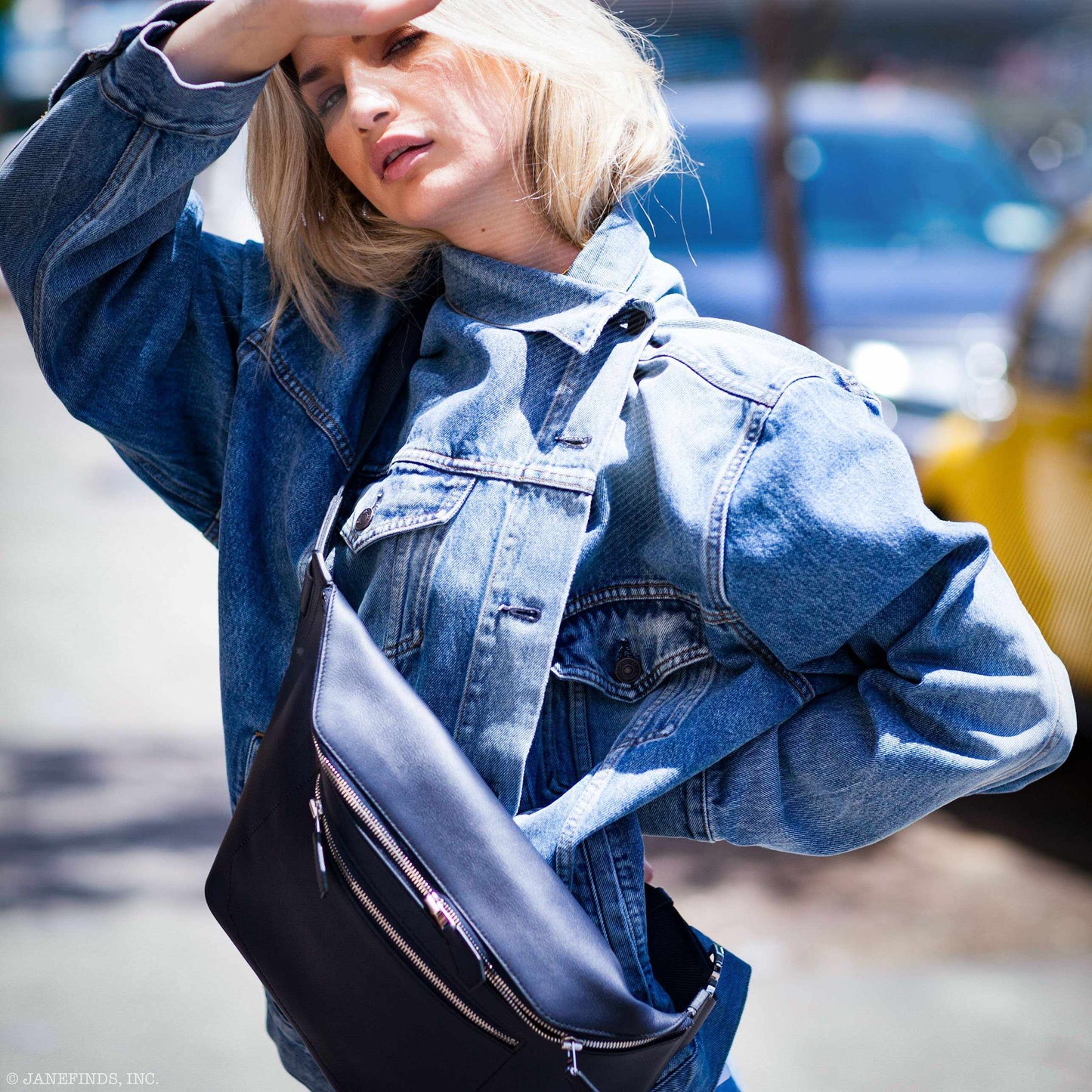 Hermès Cityslide Blue Indigo Cross PM Unisex Taurillon Cristobal - Limited Edition