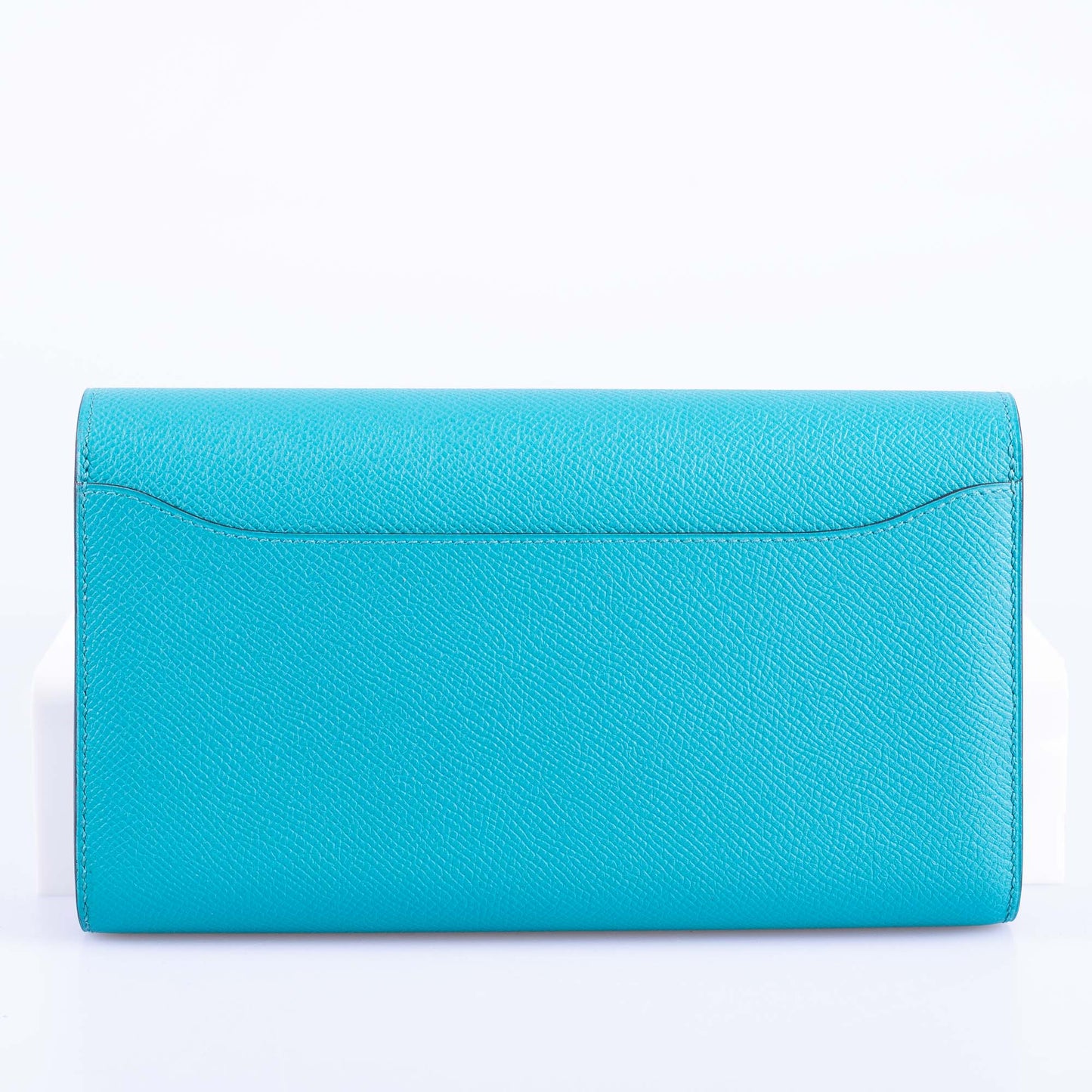 Hermès Constance Long Wallet Blue Paon Epsom Gold Hardware