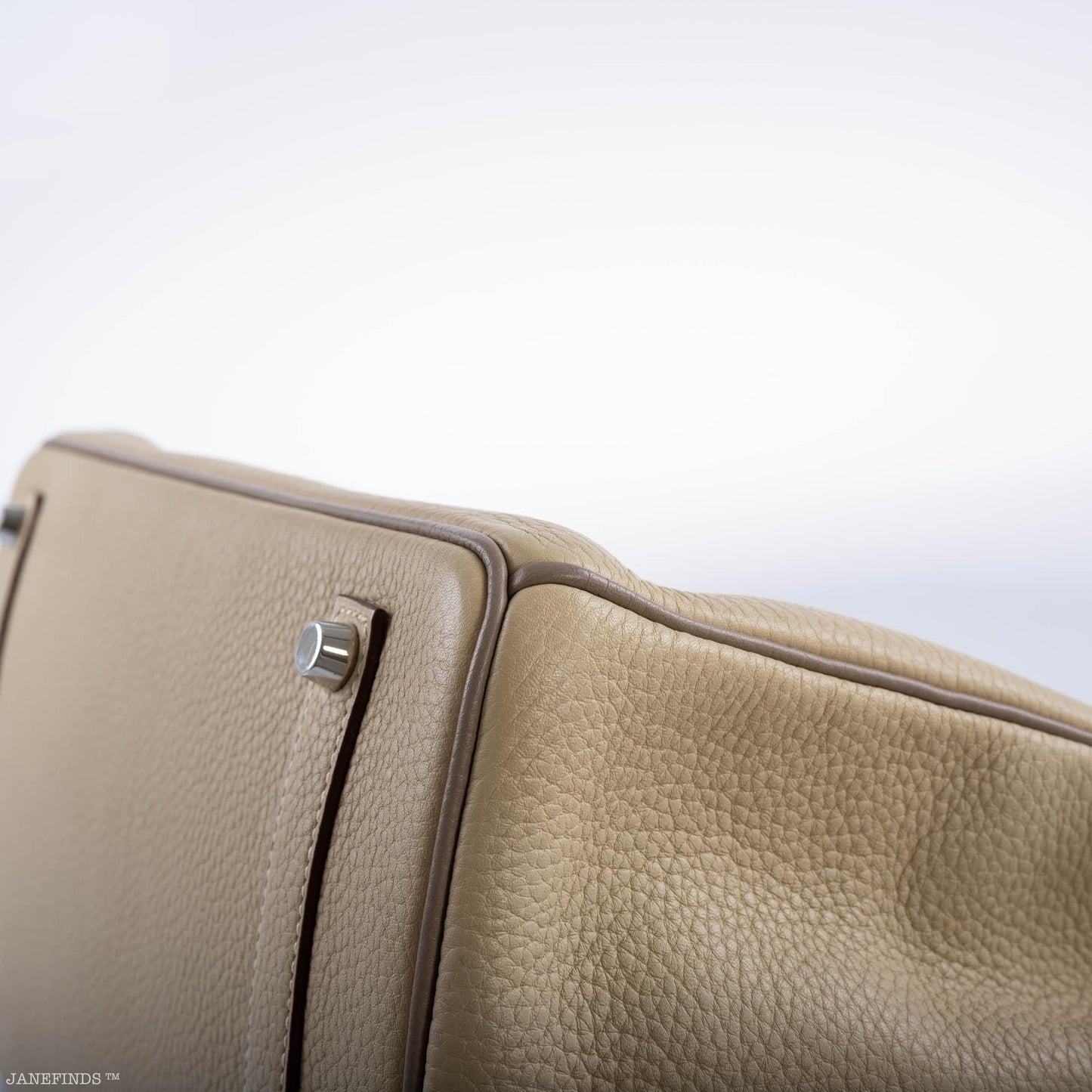 Hermès HSS Birkin 35 Parchemin & Etoupe Epsom with Palladium Hardware - 2010, N Square