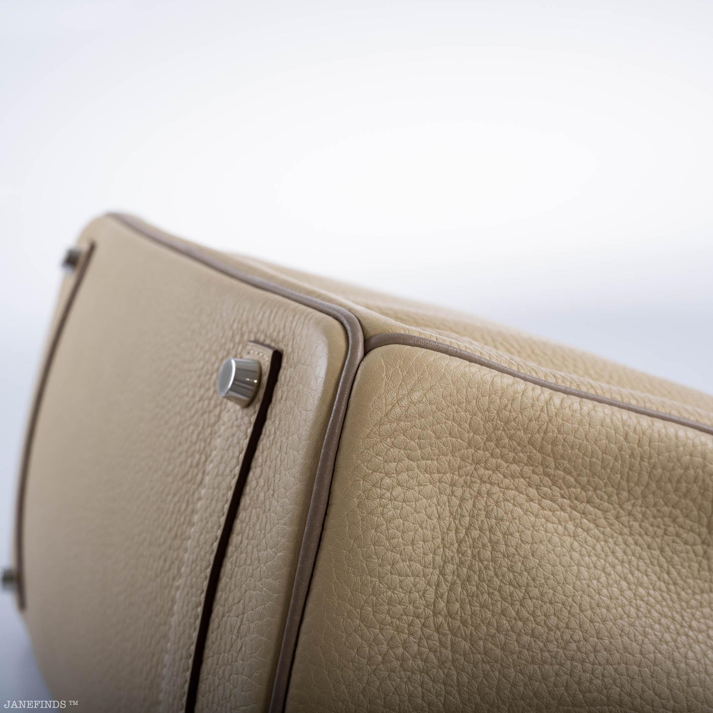 Hermès HSS Birkin 35 Parchemin & Etoupe Epsom with Palladium Hardware - 2010, N Square