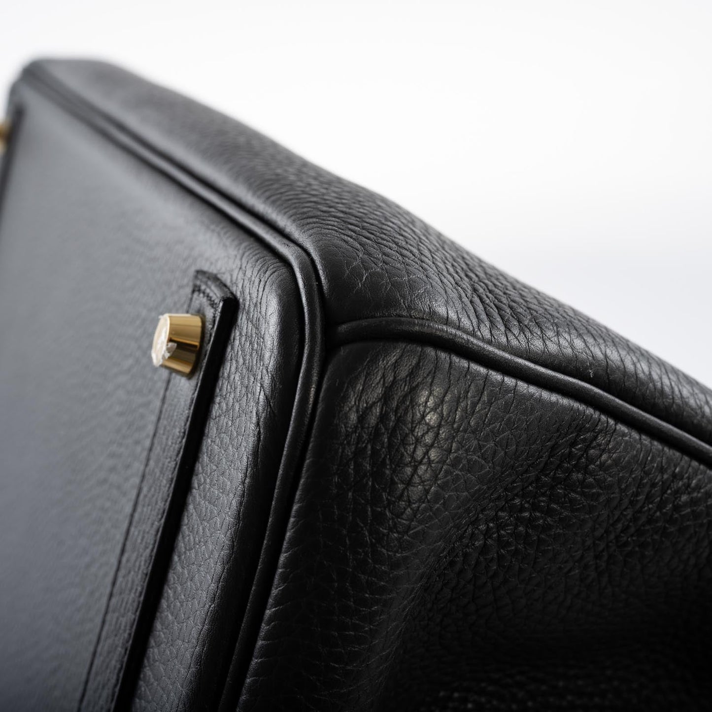 Hermès HSS Birkin 40 Black Togo with Blue Royal Interior Gold Hardware