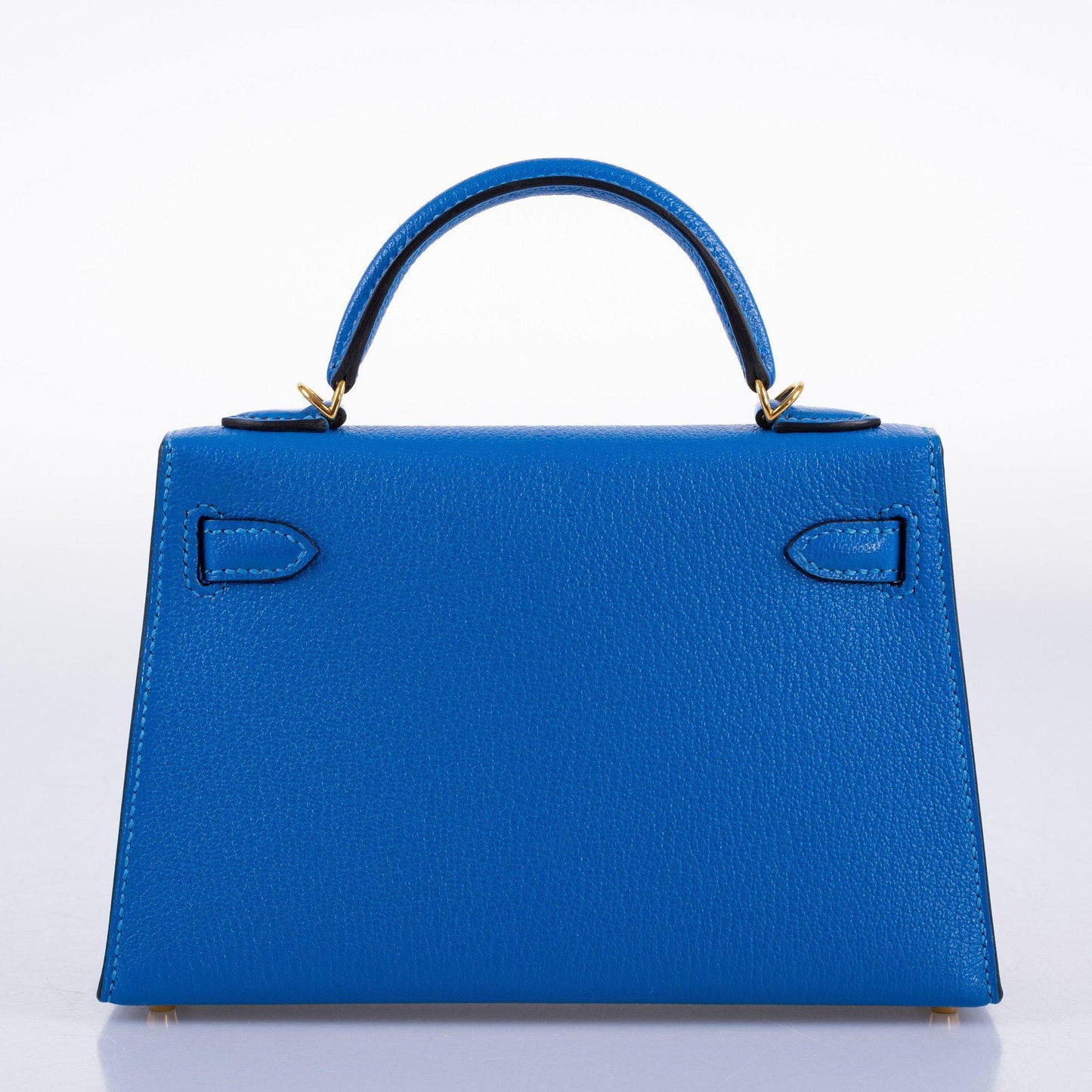 Hermès Kelly 20 Mini II Bleu Hydra Chevre Mysore Gold Hardware- 2018, C
