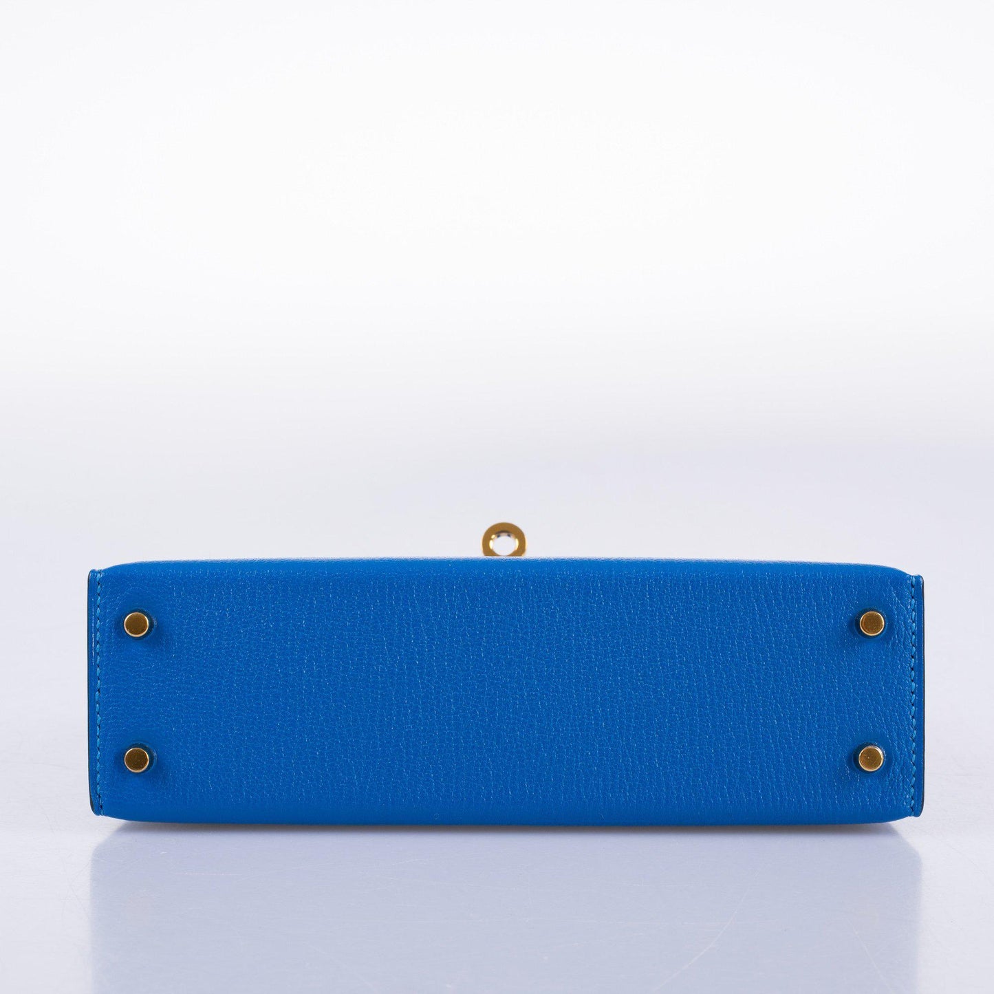 Hermès Kelly 20 Mini II Bleu Hydra Chevre Mysore Gold Hardware- 2018, C