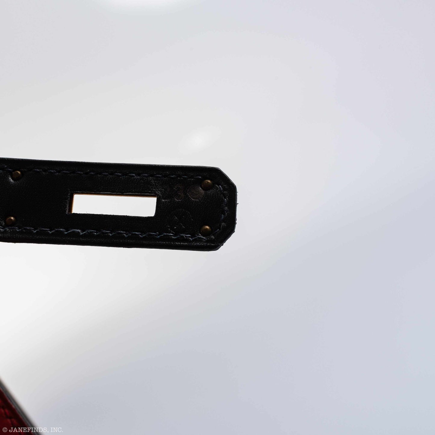 Hermès Kelly 32 Sellier Rouge Vif, Parchemin & Bleu Marine Calfbox Leather Gold Hardware - 1994