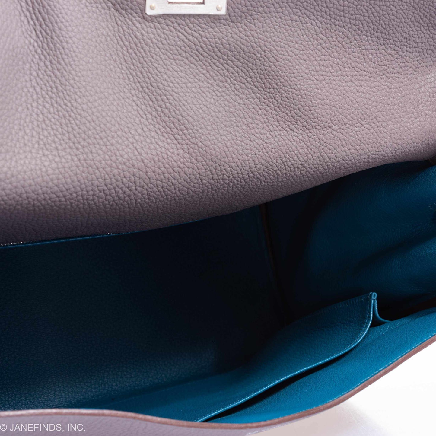 Hermès Kelly 35 HSS Etain Blue Tempete Togo Brushed Palladium Hardware