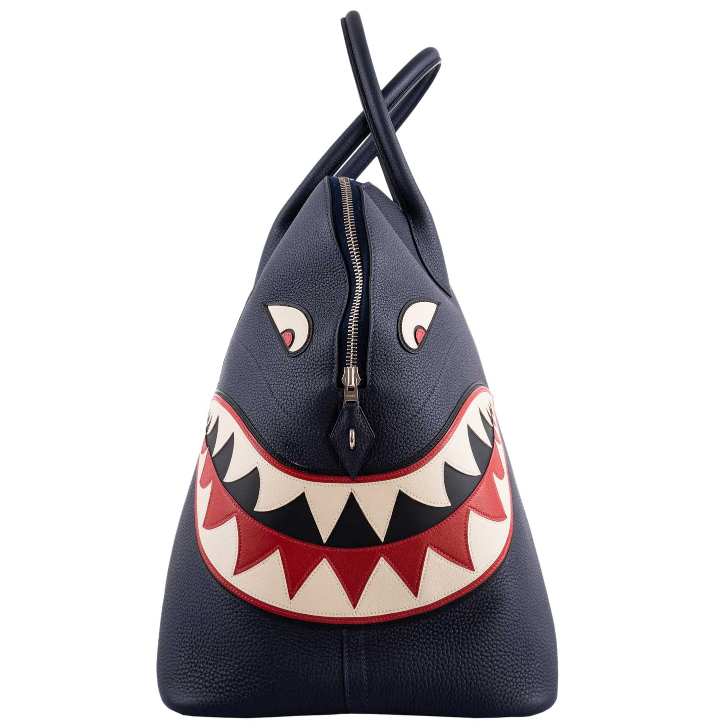 Hermès Shark Bolide 45 Bleu Nuit Togo Palladium Hardware