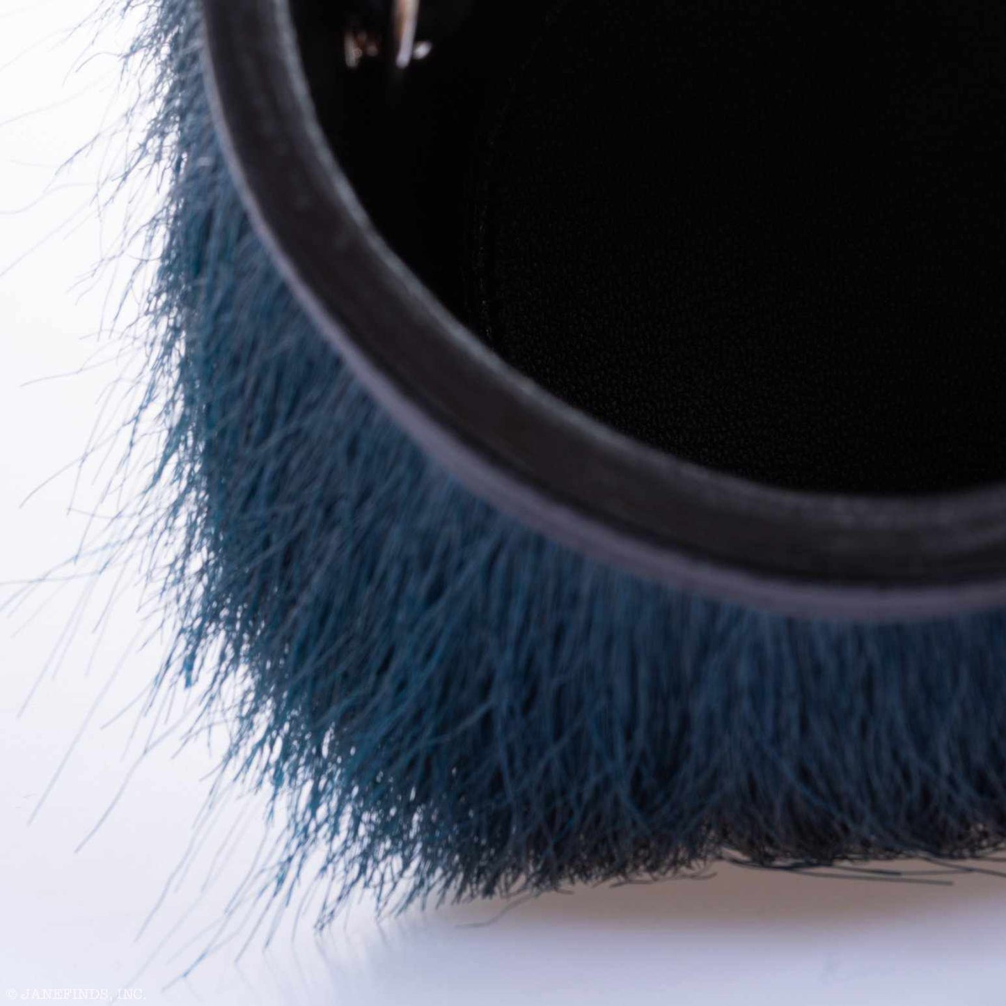 Hermès Toupet Bag Mini Fringed Bucket Horse Hair Vert Fonce Evercalf Noir