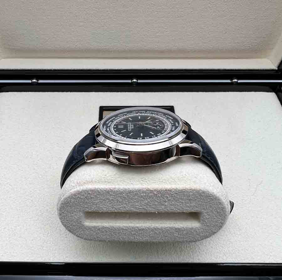 Patek Philippe World Time Chronograph Complication 39mm 5930G Blue Dial