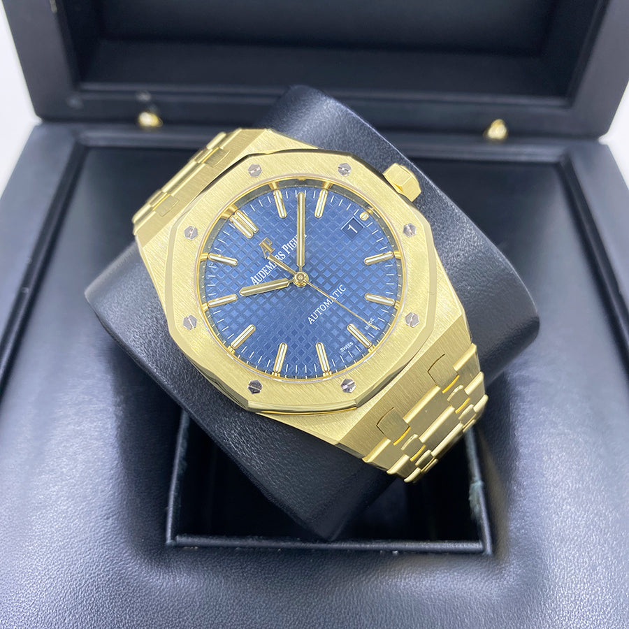 Audemars Piguet Royal Oak 37mm 15450BA.OO.1256BA.02 Blue Dial Pre-Owned