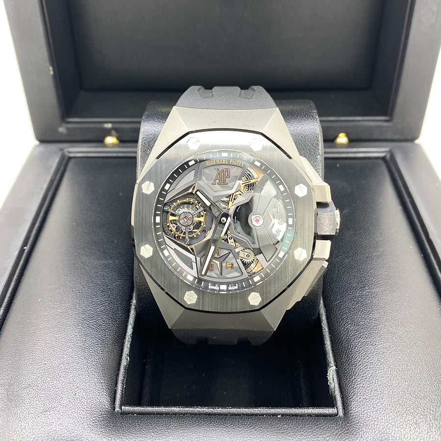 Audemars Piguet Royal Oak Concept Flying Tourbillon GMT 44mm 26589IO Openworked Dial Pre-Owned