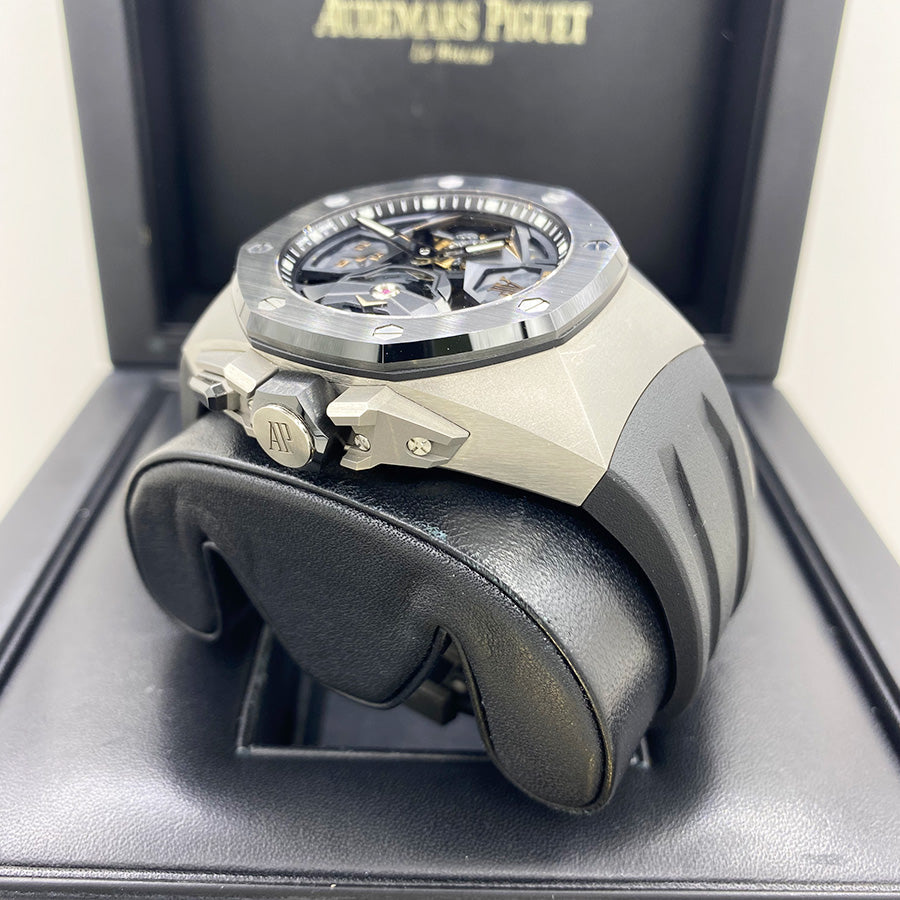 Audemars Piguet Royal Oak Concept Flying Tourbillon GMT 44mm 26589IO Openworked Dial Pre-Owned