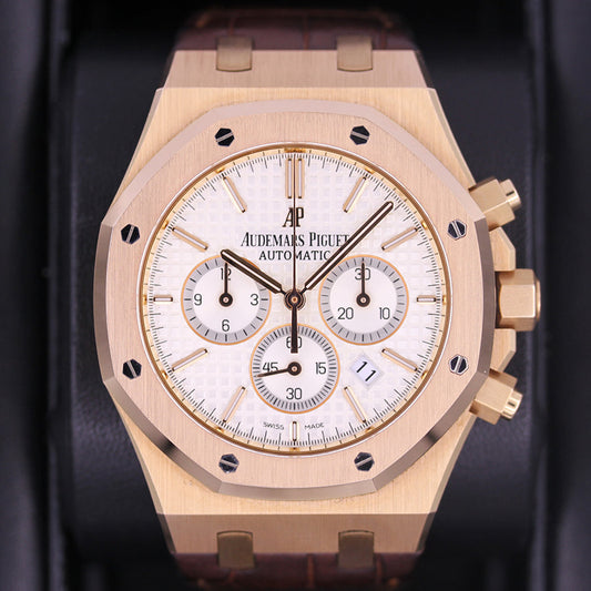 Audemars Piguet Royal Oak Chronograph 41mm 26320OR White Dial Pre-Owned