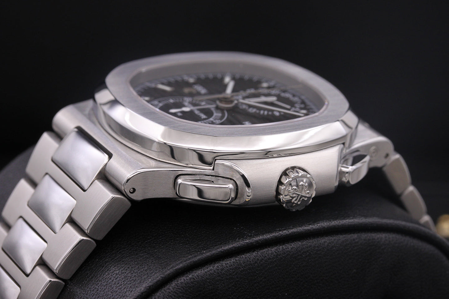 Patek Philippe Nautilus Travel Time Chronograph 40mm 5990/1A Black Dial Pre-Owned