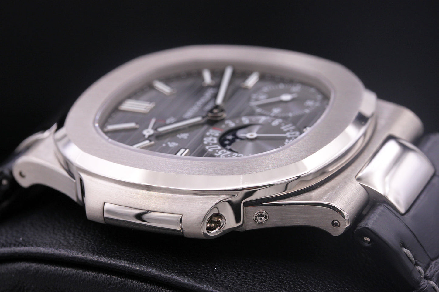 Patek Philippe Nautilus Moon Phases 40mm 5712G Slate Grey Dial Pre-Owned