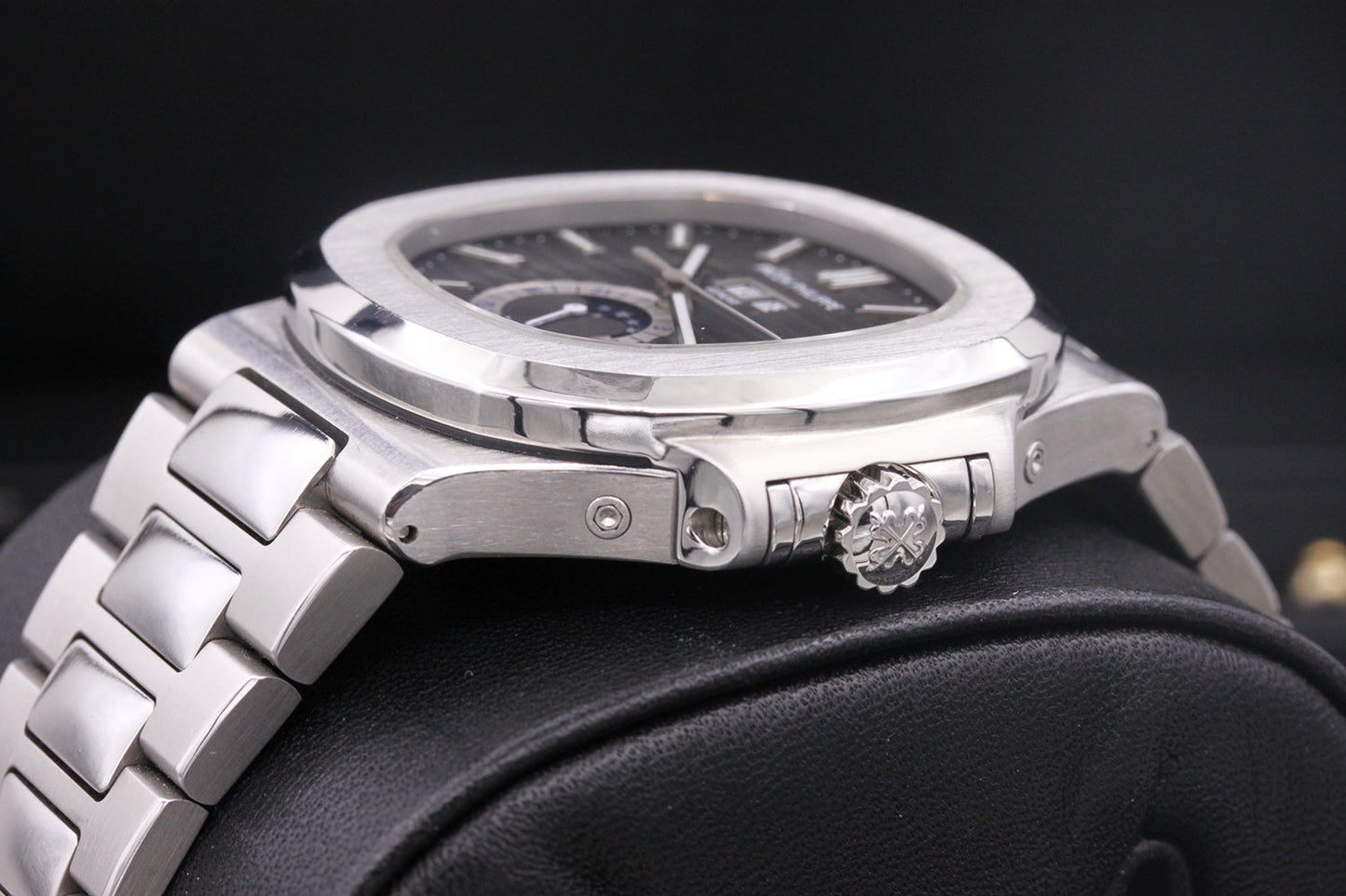 Patek Philippe Nautilus Annual Calendar Moon Phase 40mm 5726-1A-001 Black Dial Pre-Owned