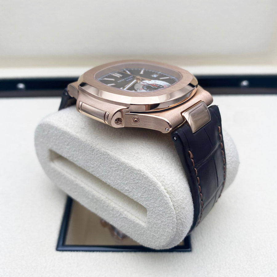 Patek Philippe Nautilus Chronograph 40mm 5980R Brown Dial