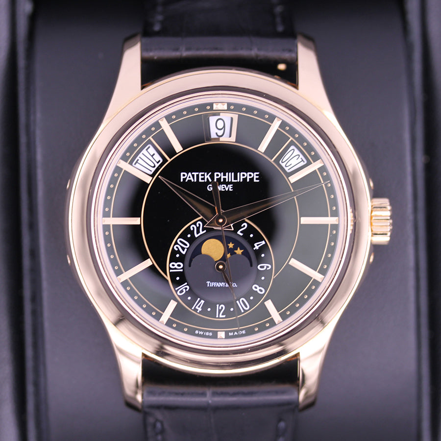 Patek Philippe Annual Calendar Complication 40mm 5205R Tiffany and Co Black Dial Pre-Owned