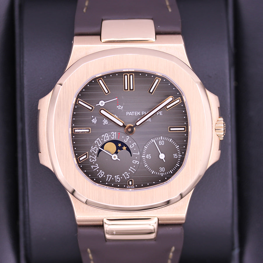 Patek Philippe Nautilus Moon Phase 40mm 5712R Black Dial